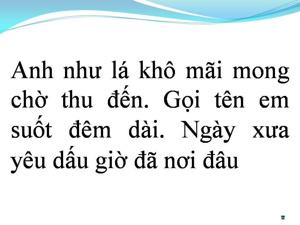 Lời bài hát BẤT CHỢT
