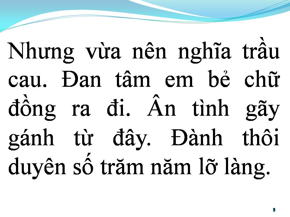 Lời bài hát BẬU ĐI THEO NGƯỜI
