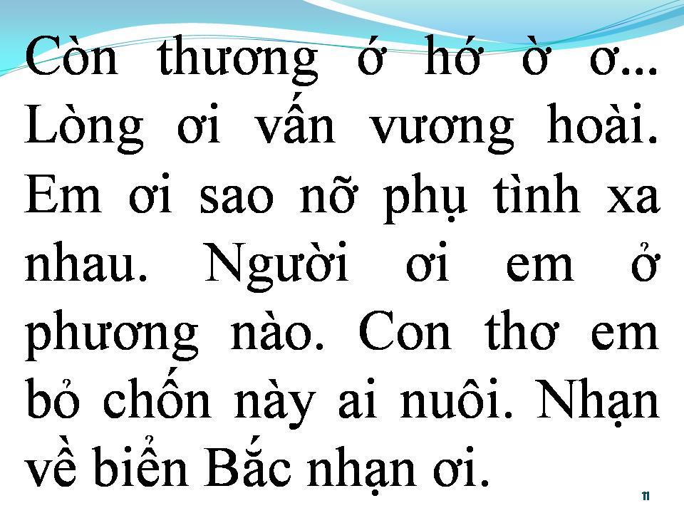 Lời bài hát BẬU ĐI THEO NGƯỜI