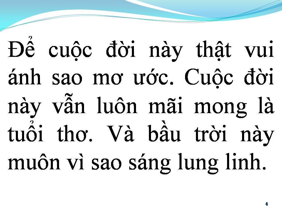 Lời bài hát BAY ĐẾN VÌ SAO