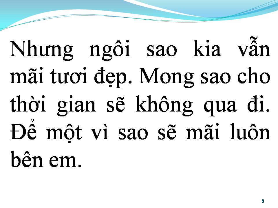 Lời bài hát BAY ĐẾN VÌ SAO