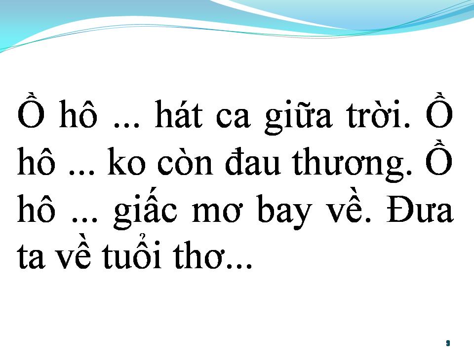 Lời bài hát BAY LÊN NHỮNG ƯỚC MƠ