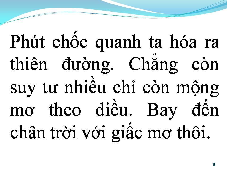 Lời bài hát BAY LÊN NHỮNG ƯỚC MƠ