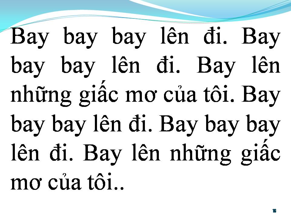 Lời bài hát BAY LÊN NHỮNG ƯỚC MƠ