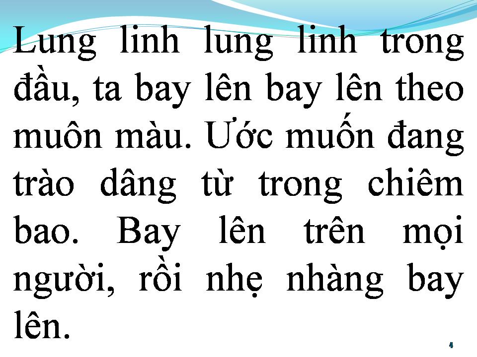 Lời bài hát BAY