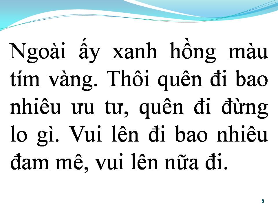 Lời bài hát BAY