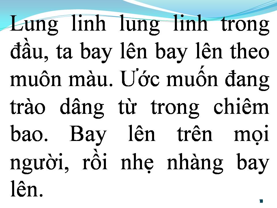 Lời bài hát BAY