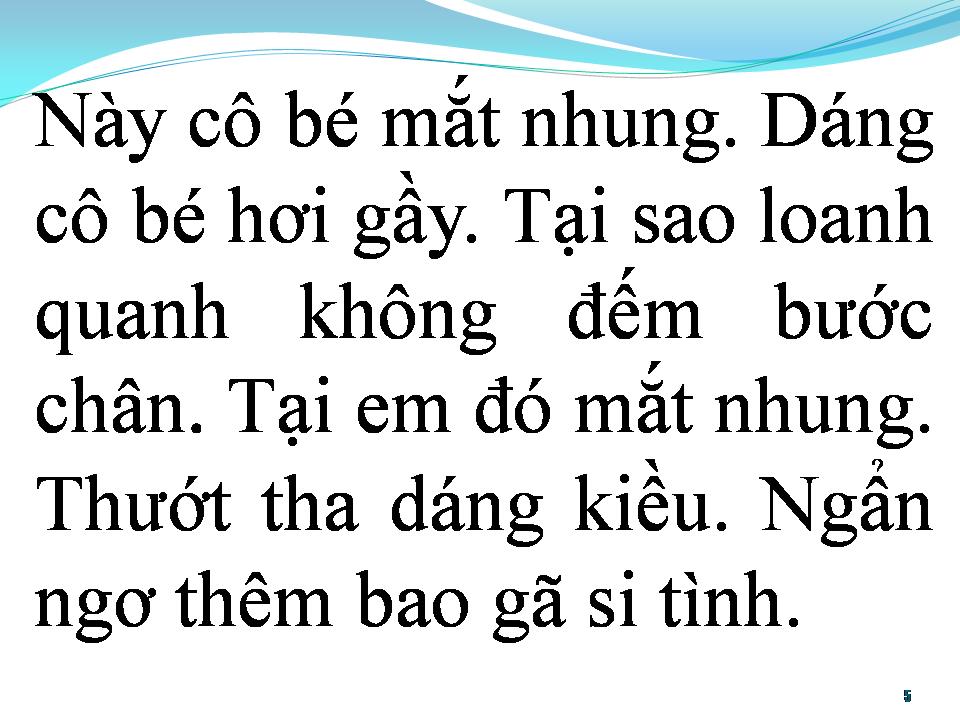 Lời bài hát BÉ MẮT NHUNG
