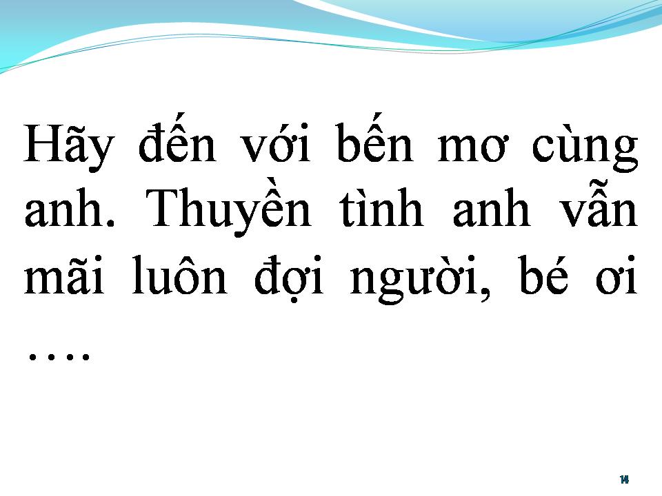 Lời bài hát BÉ ƠI