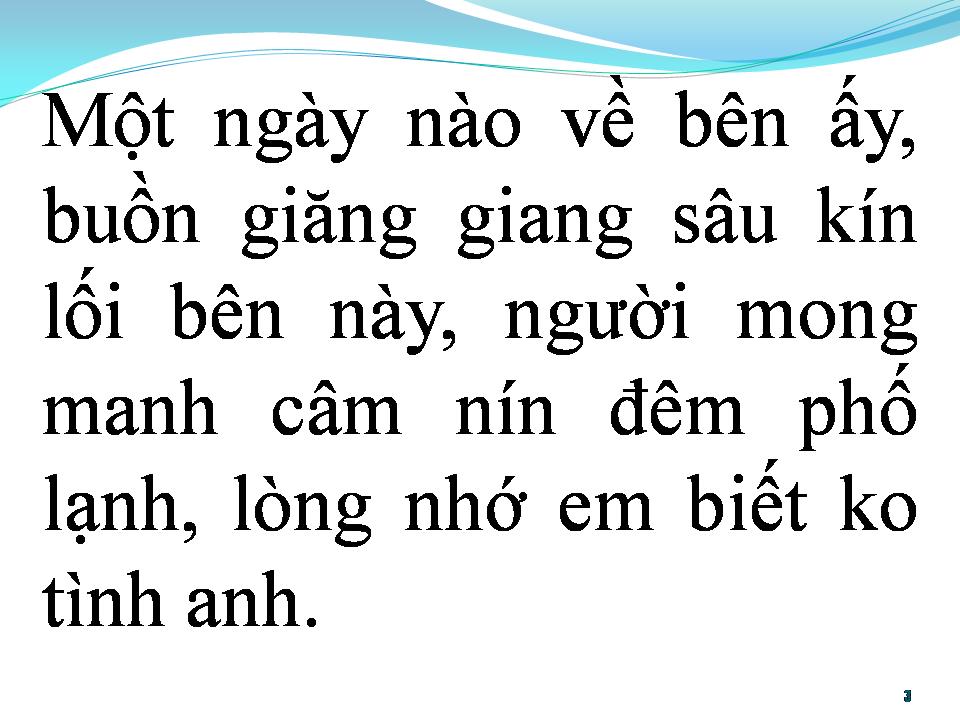 Lời bài hát BÊN ẤY BÊN NÀY