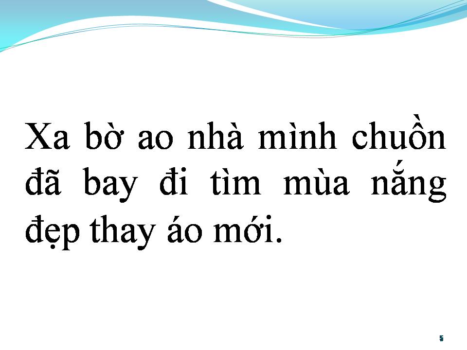 Lời bài hát BÊN BỜ AO NHÀ MÌNH