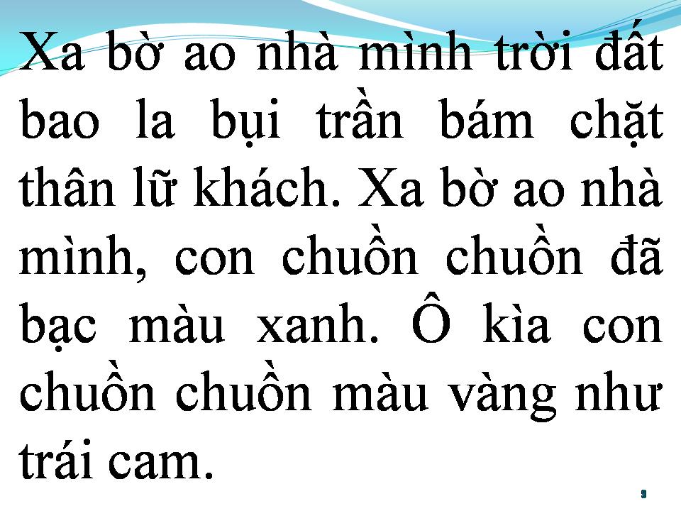 Lời bài hát BÊN BỜ AO NHÀ MÌNH