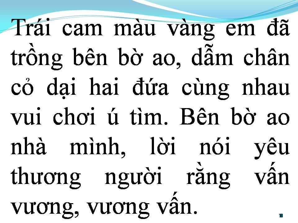 Lời bài hát BÊN BỜ AO NHÀ MÌNH