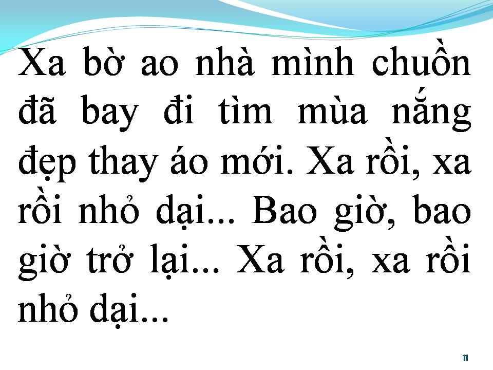 Lời bài hát BÊN BỜ AO NHÀ MÌNH