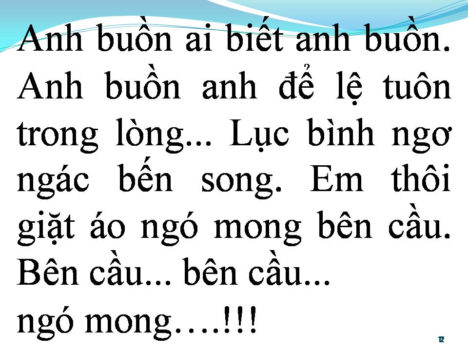 Lời bài hát BÊN CẦU NGÓ MONG