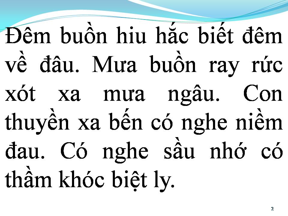 Lời bài hát BẾN QUẠNH HIU