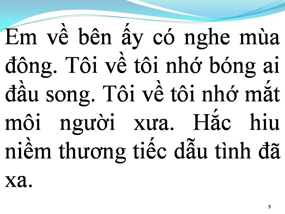 Lời bài hát BẾN QUẠNH HIU