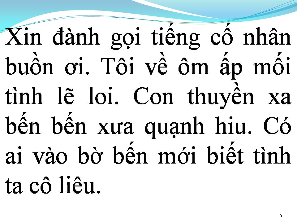 Lời bài hát BẾN QUẠNH HIU