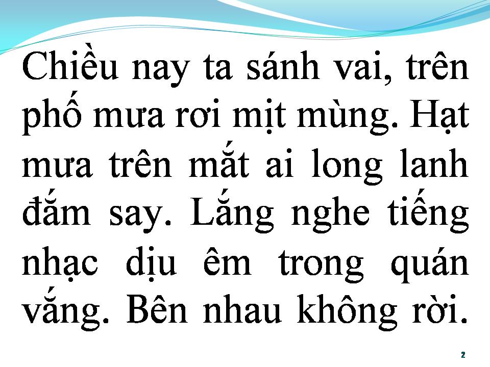 Lời bài hát BÊN EM CHIỀU MƯA