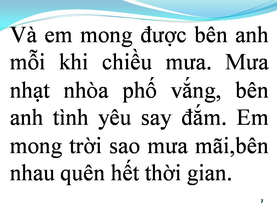 Lời bài hát BÊN EM CHIỀU MƯA