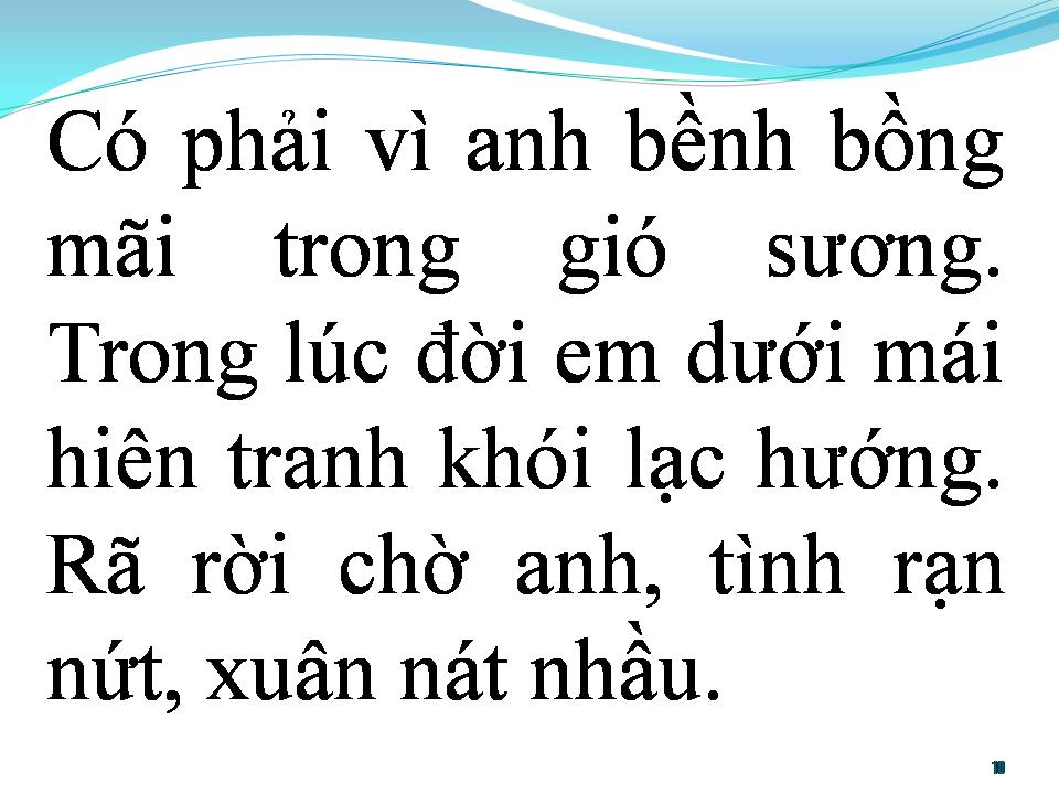 Lời bài hát BẾN GIANG ĐẦU
