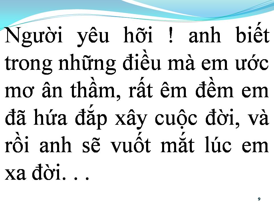 Lời bài hát BẾN MƠ