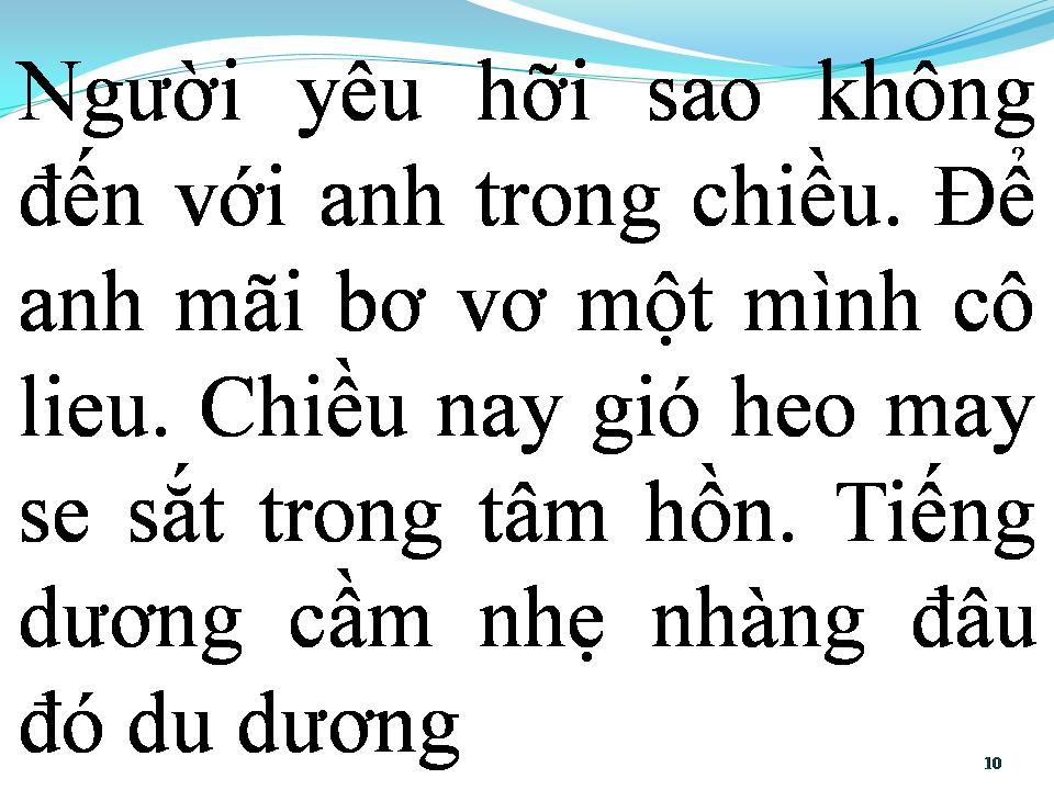 Lời bài hát BÊN TRỜI CÔ LIÊU