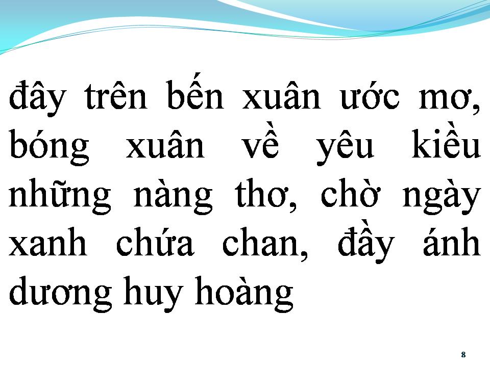 Lời bài hát BẾN XUÂN XANH