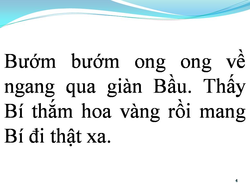 Lời bài hát BÍ BẦU
