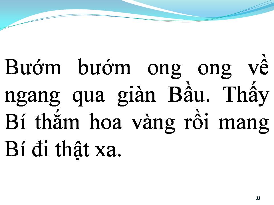 Lời bài hát BÍ BẦU
