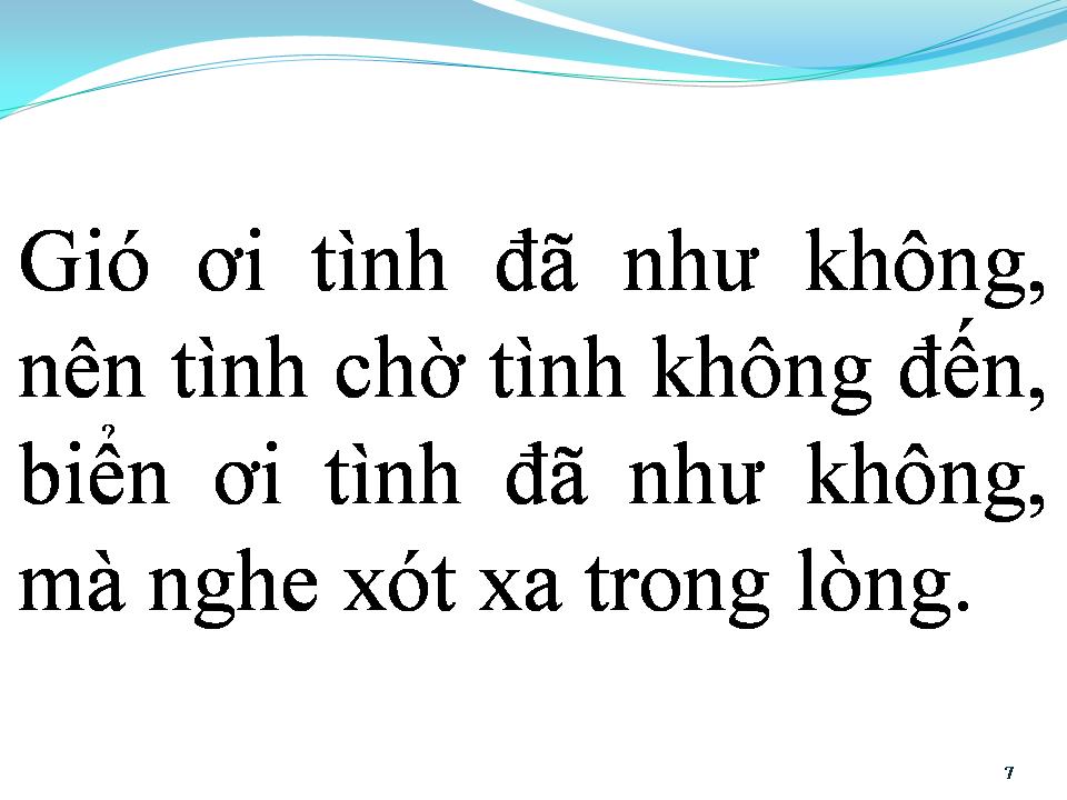 Lời bài hát BIỂN BUỒN