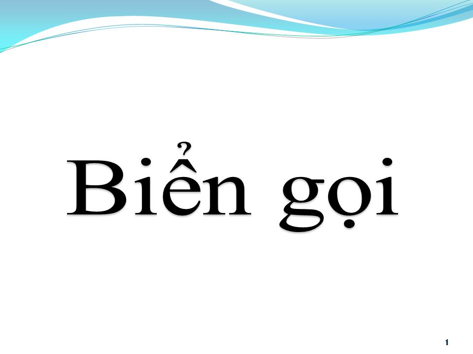 Lời bài hát BIỂN GỌI