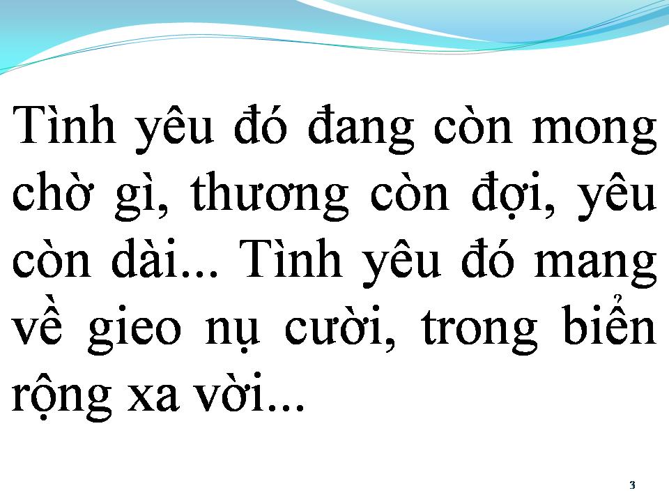 Lời bài hát BIỂN MỘNG