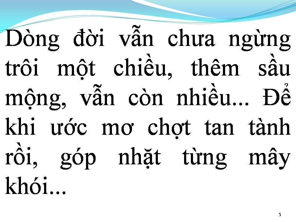 Lời bài hát BIỂN MỘNG