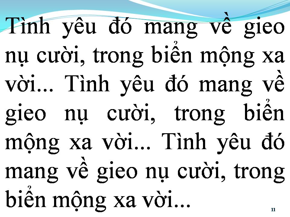 Lời bài hát BIỂN MỘNG