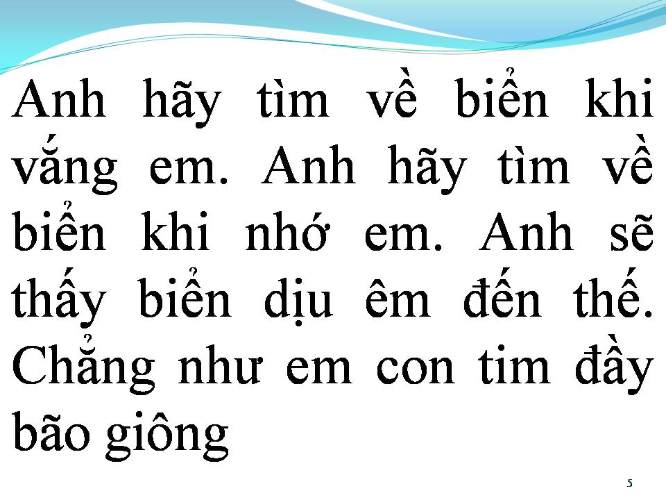 Lời bài hát BIỂN THỨC