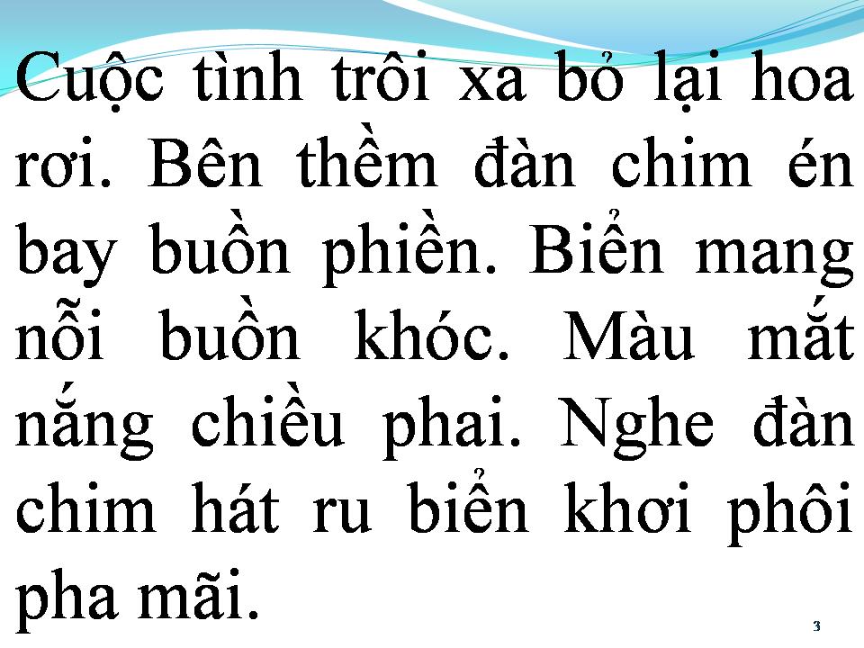 Lời bài hát BIỂN TRẮNG