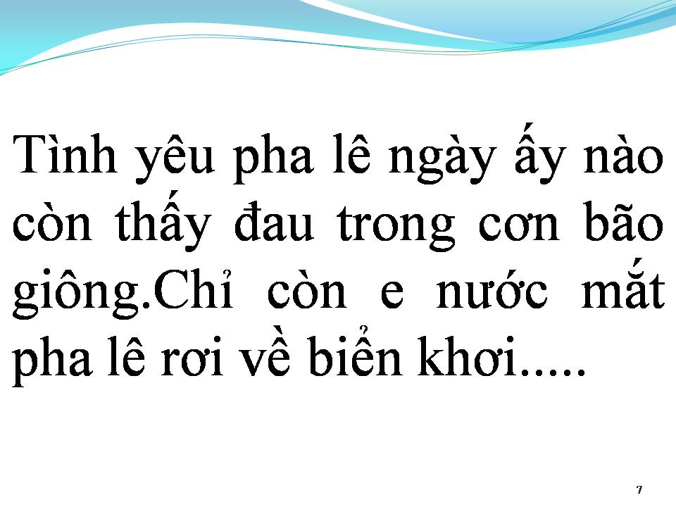 Lời bài hát BIỂN TRẮNG PHA LÊ