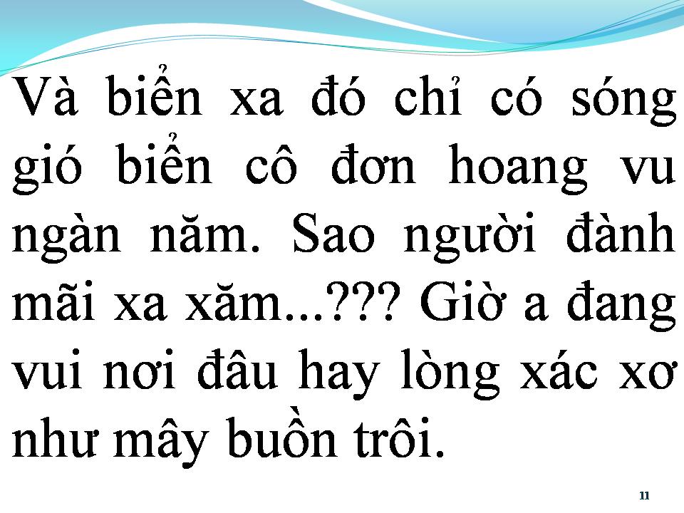 Lời bài hát BIỂN TRẮNG PHA LÊ