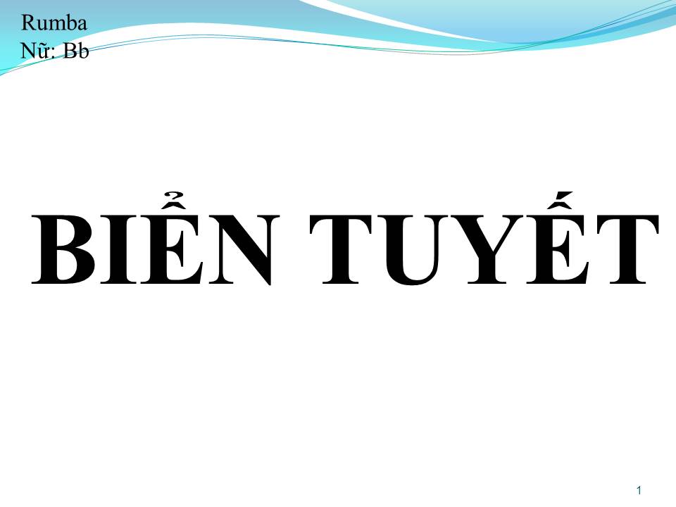 Lời bài hát BIỂN TUYẾT
