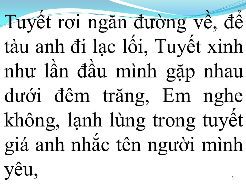 Lời bài hát BIỂN TUYẾT
