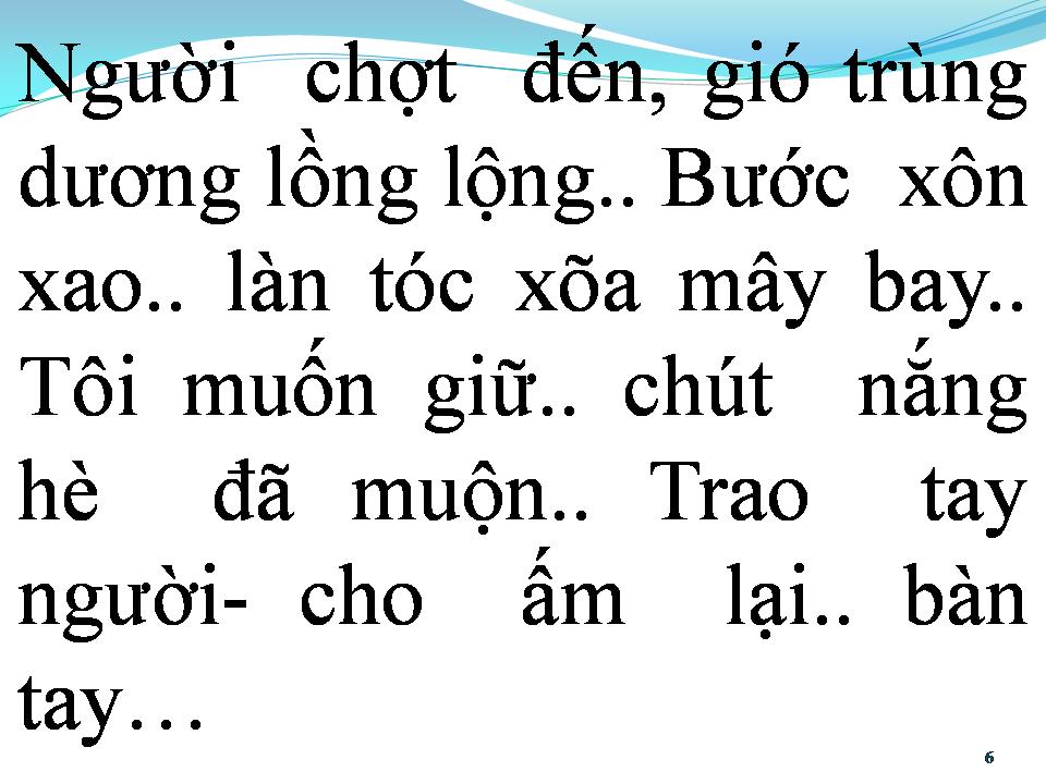 Lời bài hát BIỂN VÀ EM