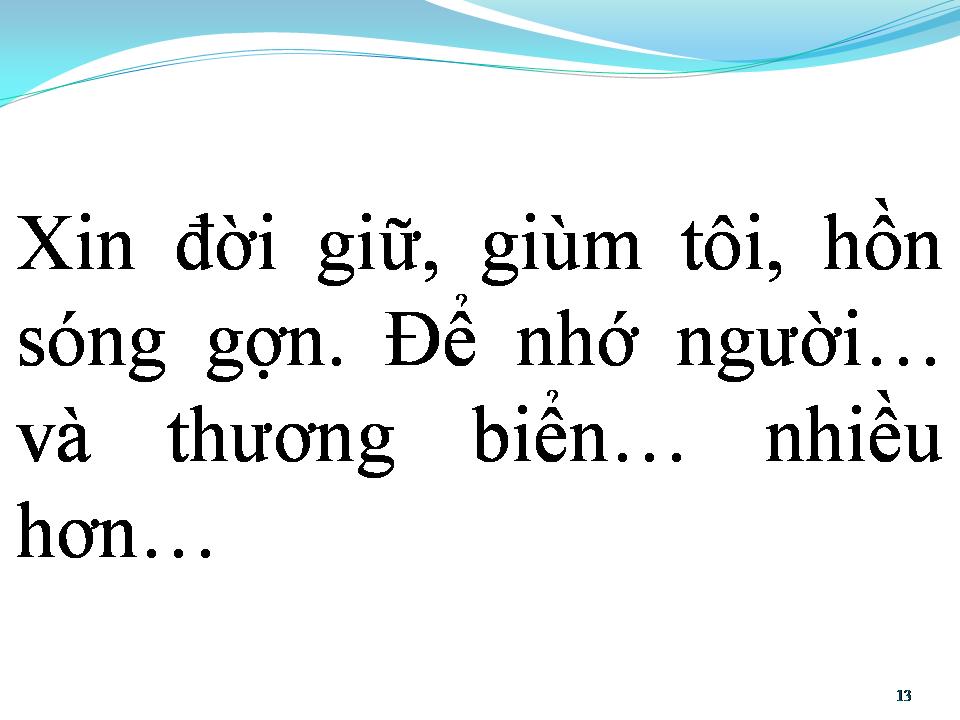 Lời bài hát BIỂN VÀ EM