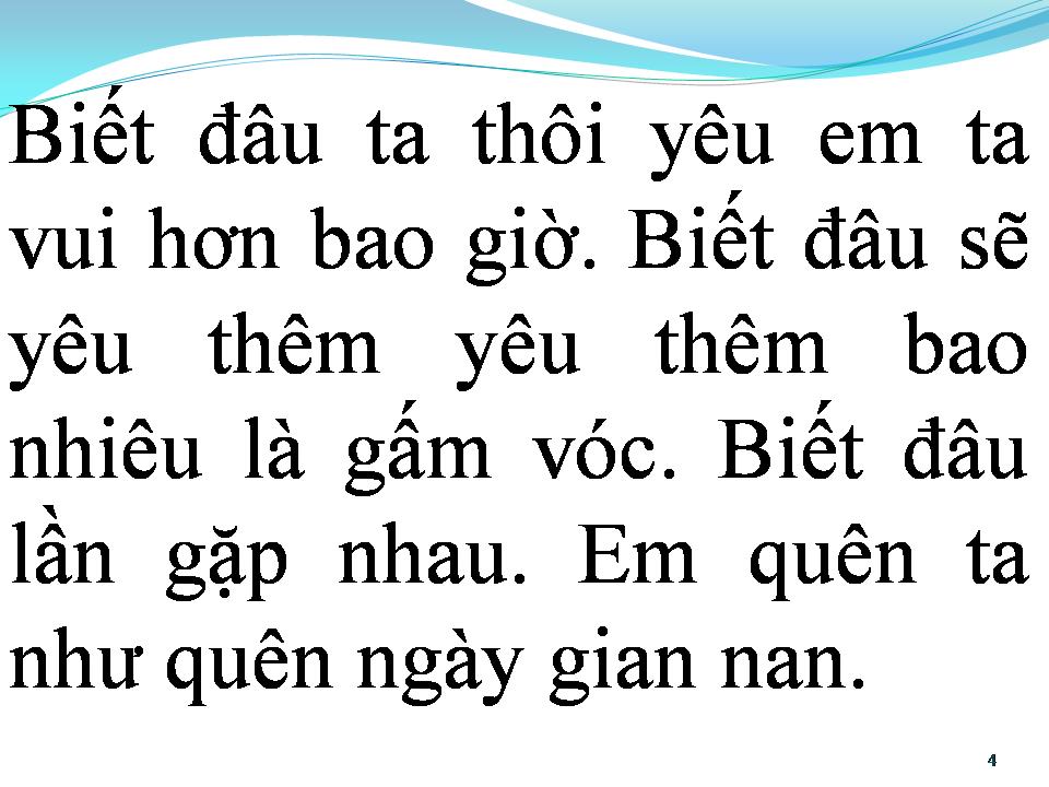 Lời bài hát BIẾT ĐÂU