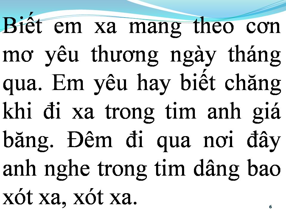Lời bài hát BIẾT EM ĐÃ VỀ