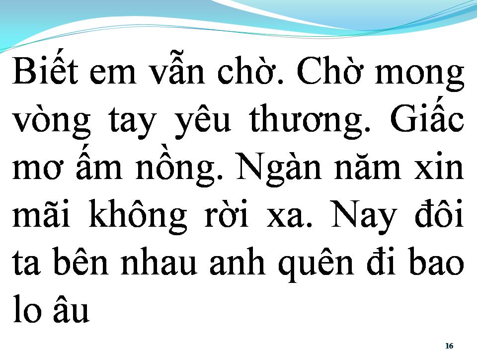 Lời bài hát BIẾT EM ĐÃ VỀ