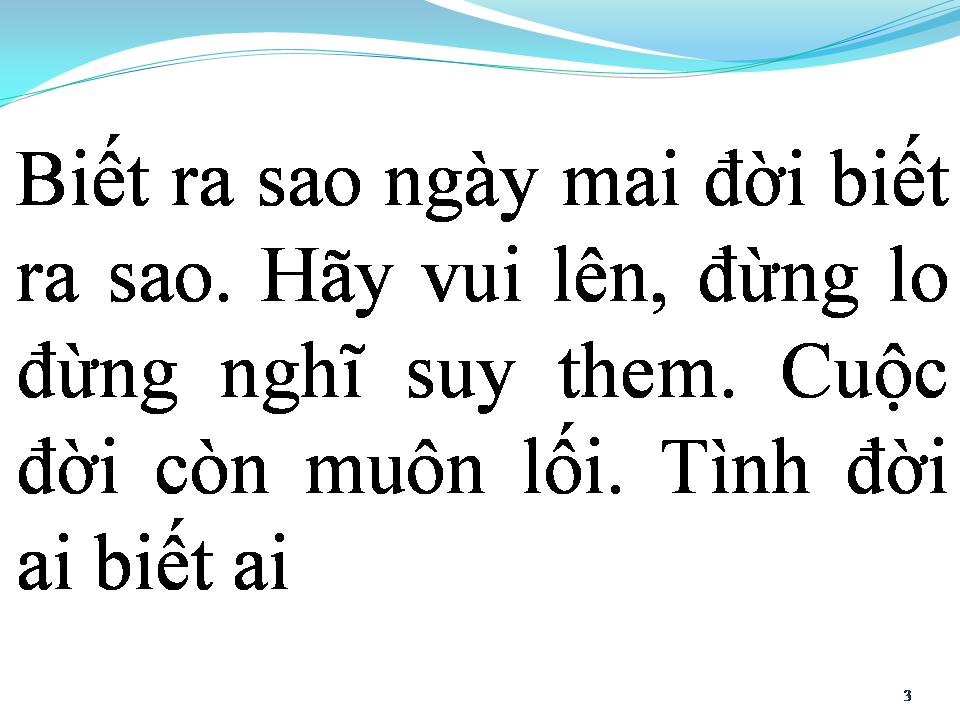 Lời bài hát BIẾT RA SAO NGÀY SAU