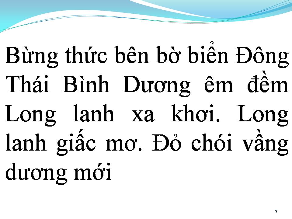 Lời bài hát BÌNH MINH TRÊN BIỂN