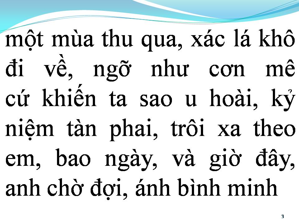 Lời bài hát BÌNH MINH