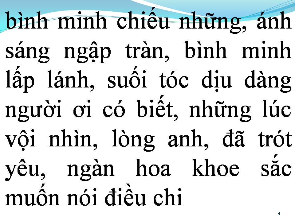 Lời bài hát BÌNH MINH